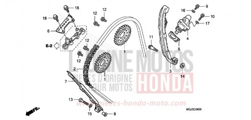 CHAINE A CAMES/TENDEUR CBF1000FAA de 2010